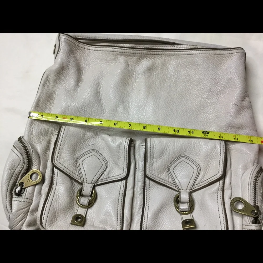 Marc by Marc Jacobs Light Gray Leather Hobo Bag